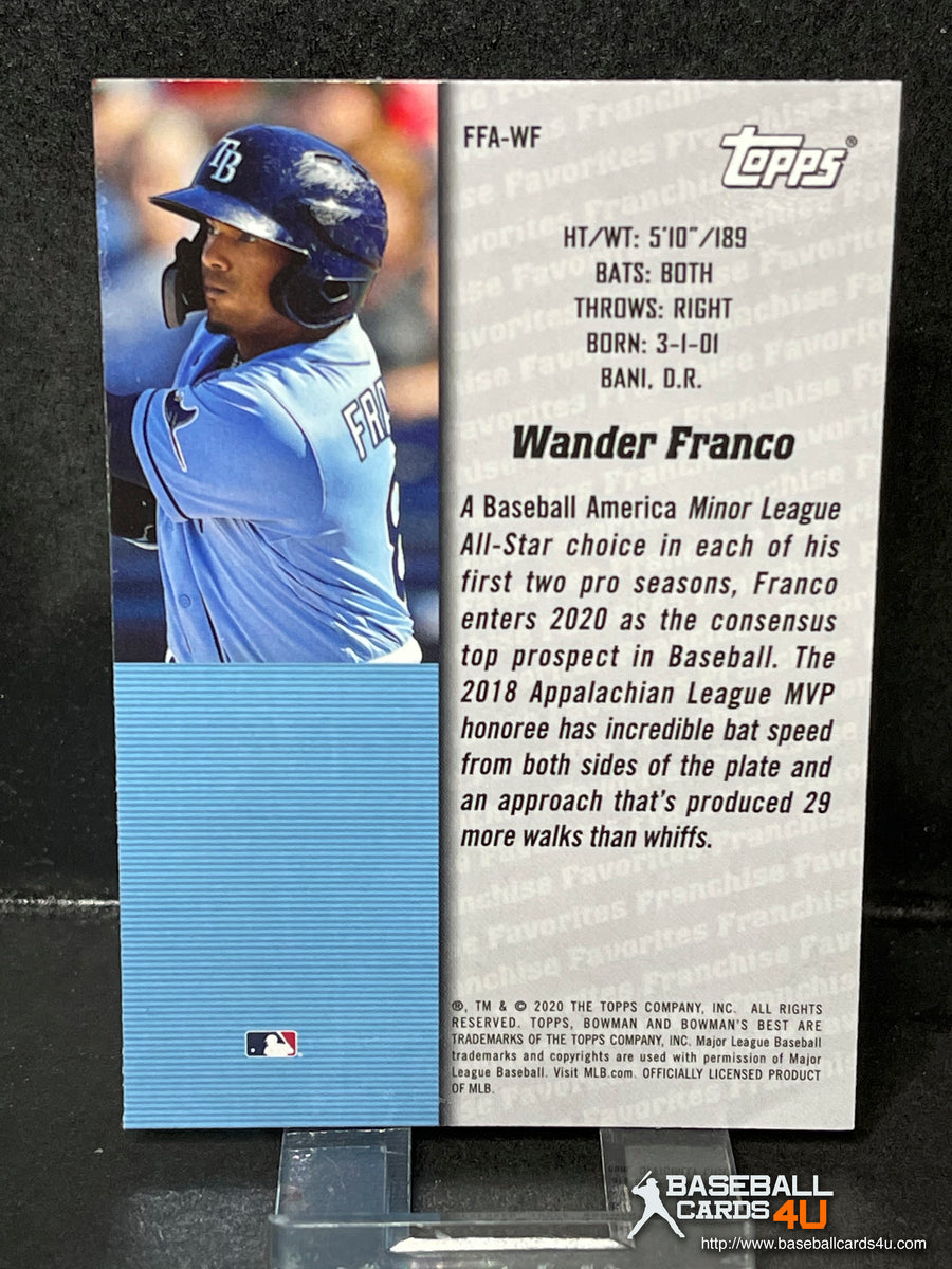 2020 Bowman's Best Franchise Favorites #FFAWF Wander Franco