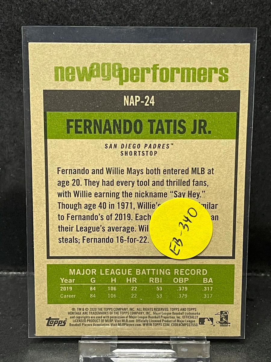 2020 Topps Series 1 Rookie Cup #168 Fernando Tatis Jr.