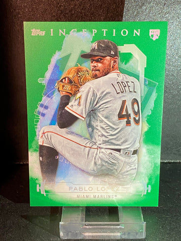 2019 Topps Inception Green #68 Pablo Lopez RC