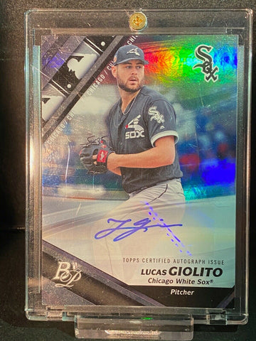 2017 Bowman Platinum Lucas Giolito MLB Autographs #MLBALG 27/70