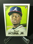 2018 Topps Gallery Ronald Acuna Jr #140 ROOKIE