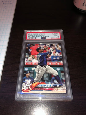 ORIGINAL Ronald Acuña Jr. Atlanta Braves - Topps ‘Player Jersey Number  Medallion’ Card - Special Edition + FREE Card!