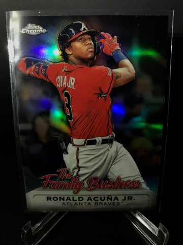 Ronald Acuña Jr on X: “Thanks to @topps for this amazing card. What an  incredible keepsake for our family. Love you dad! Make your own custom card  this Father's Day:  #ad”