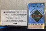 NEW!!!! Baseball Repack - COMPLETE ROOKIES SUPER VALUE PACK - Features cards from the TOP Rookies of the Last 4 Years!!! Rookie cards!!!!!