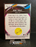 2020 Topps Chrome MIKE TROUT "FIRE PREVIEW" National Baseball Card Day #FP-2