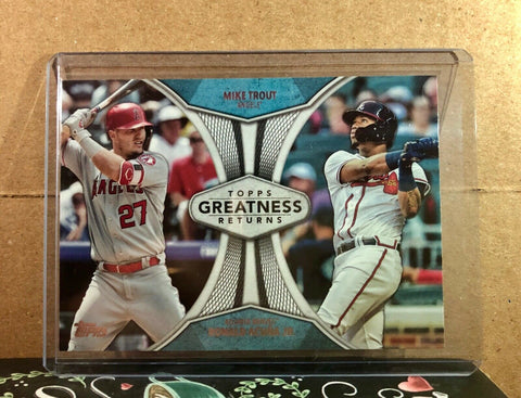 ORIGINAL Ronald Acuña Jr. Atlanta Braves - Topps ‘Player Jersey Number  Medallion’ Card - Special Edition + FREE Card!